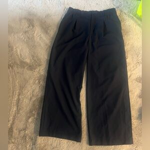 Beyond Yoga Navy Wide-Leg pant trouser